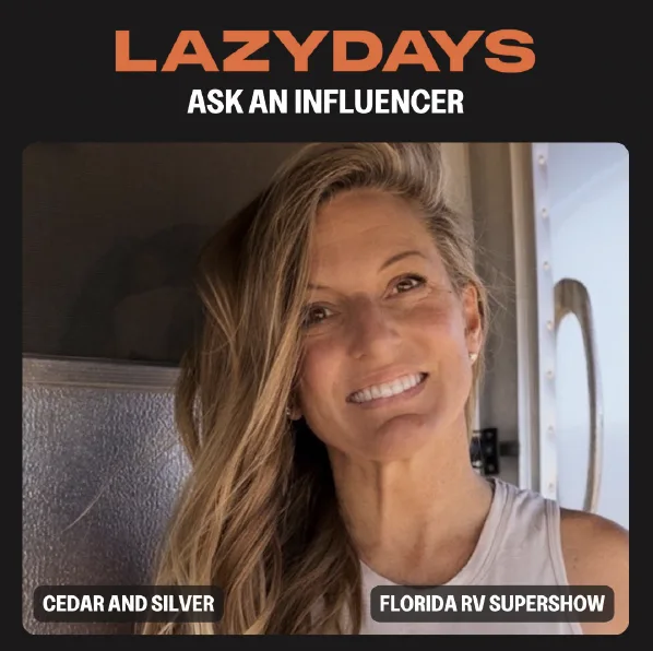 Influencer partnership content across the camping and RV community
